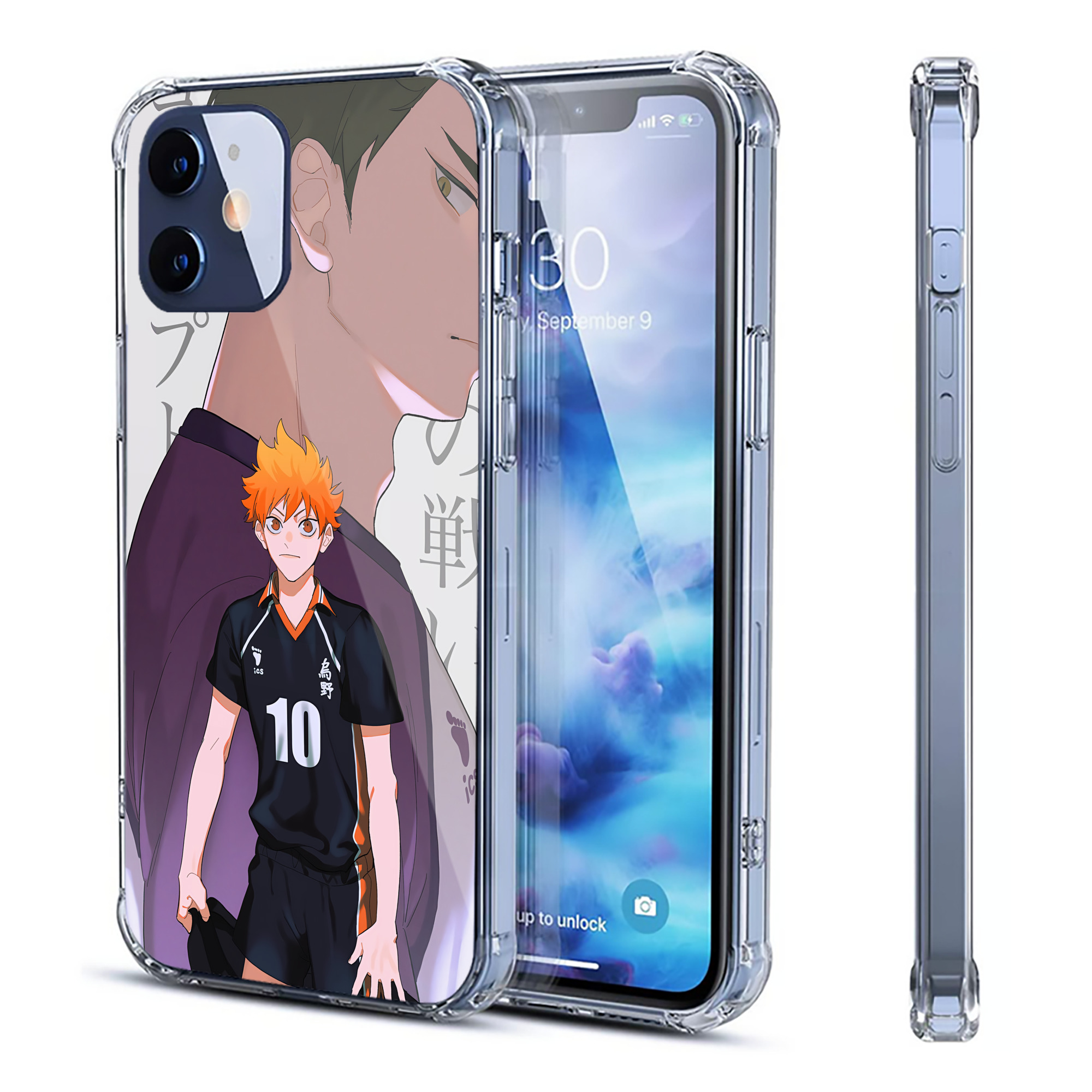 （画像用） ハイキュー!! Haikyu!! 【iPhone 12シリーズ対応】透明スマホケース（クリアソフトケース）